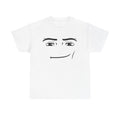 Roblox man Face smiling Graphic Tee – Minimal Meme Expression T-Shirt